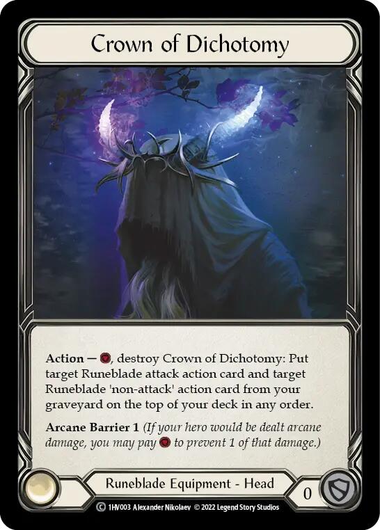 Crown of Dichotomy [1HV003] (Historic Pack 1 Blitz Deck Viserai) | Total Play