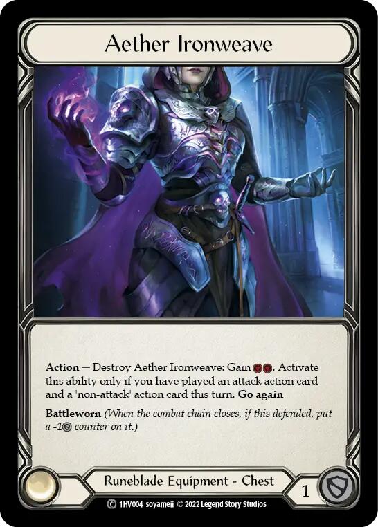 Aether Ironweave [1HV004] (Historic Pack 1 Blitz Deck Viserai) | Total Play