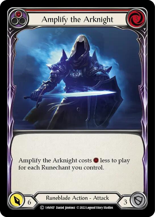 Amplify the Arknight (Red) [1HV007] (Historic Pack 1 Blitz Deck Viserai) | Total Play