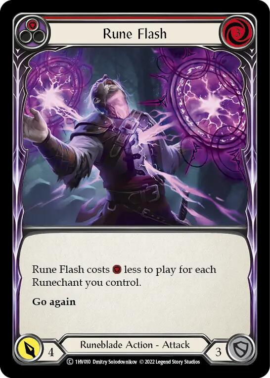 Rune Flash (Red) [1HV010] (Historic Pack 1 Blitz Deck Viserai) | Total Play