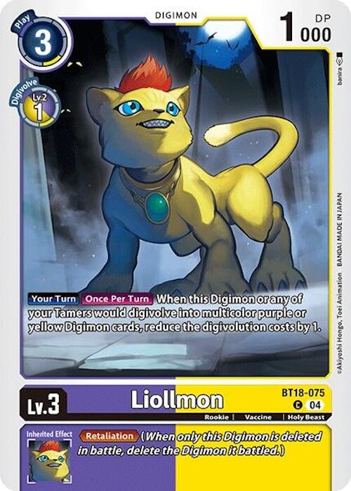 Liollmon [BT18-075] [Release Special Booster 2.0] | Total Play