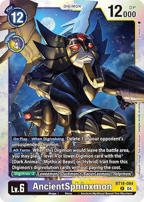 AncientSphinxmon [BT18-084] [Release Special Booster 2.0] | Total Play