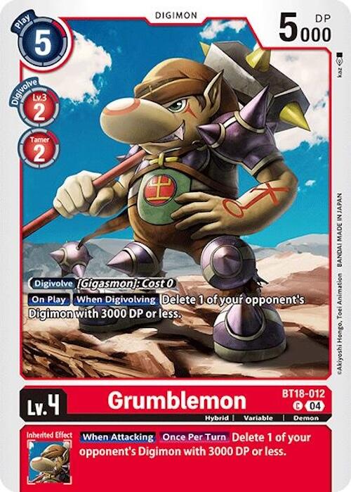 Grumblemon [BT18-012] [Release Special Booster 2.0] | Total Play