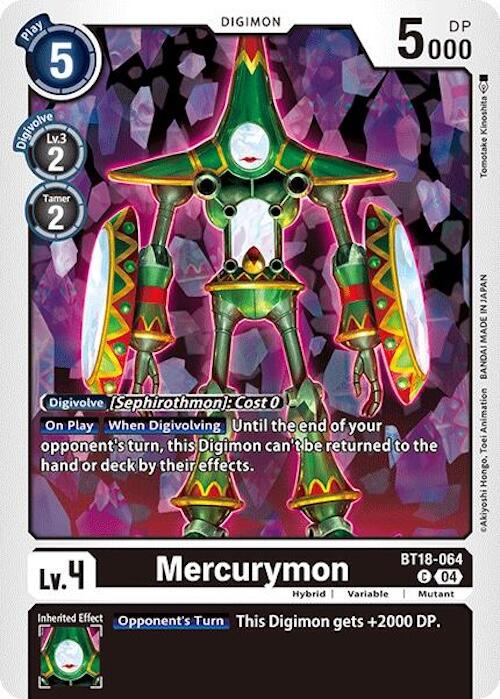 Mercurymon [BT18-064] [Release Special Booster 2.0] | Total Play