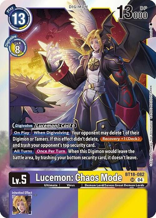 Lucemon: Chaos Mode [BT18-082] [Release Special Booster 2.0] | Total Play