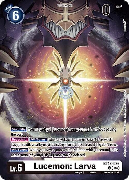 Lucemon: Larva [BT18-086] [Release Special Booster 2.0] | Total Play