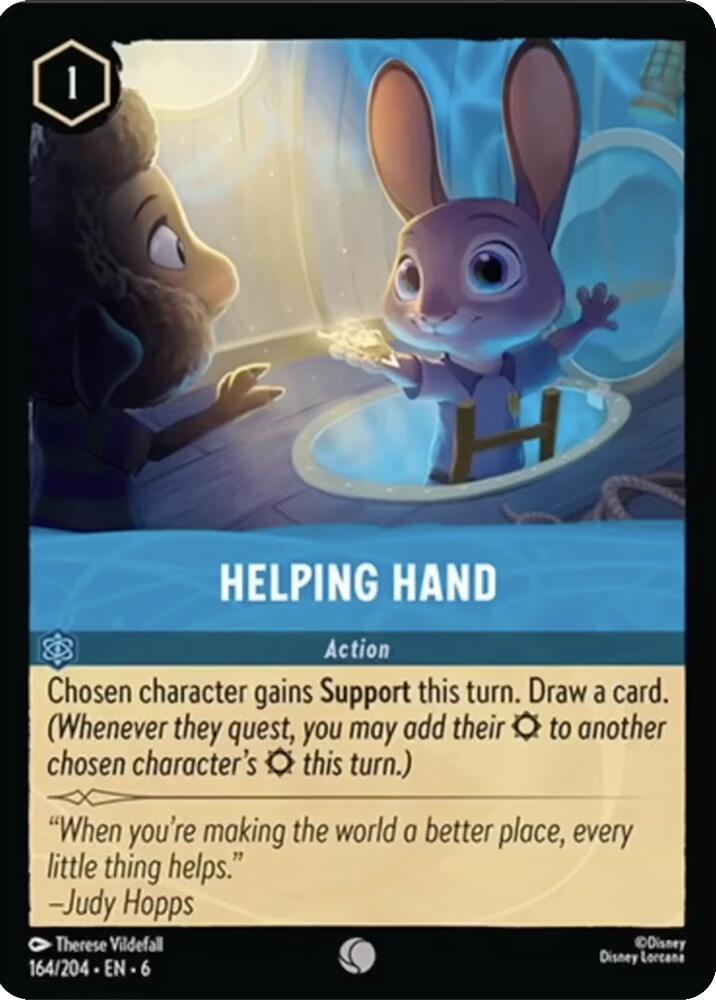 Helping Hand (164/204) [Azurite Sea] | Total Play