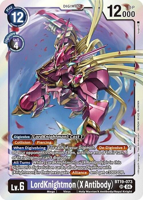 LordKnightmon (X Antibody) [BT19-073] [Release Special Booster 2.0] | Total Play