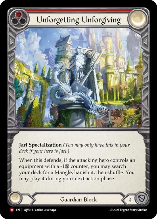 Unforgetting Unforgiving [AJV013] (Armory Deck: Jarl Vetreidi)  Rainbow Foil | Total Play