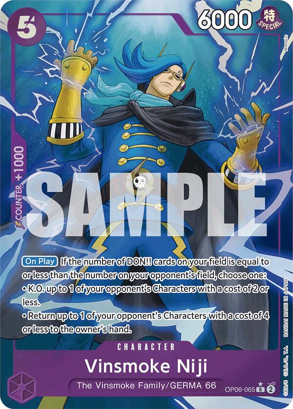 Vinsmoke Niji (OP06-065) (Full Art) [Premium Booster -The Best-] | Total Play