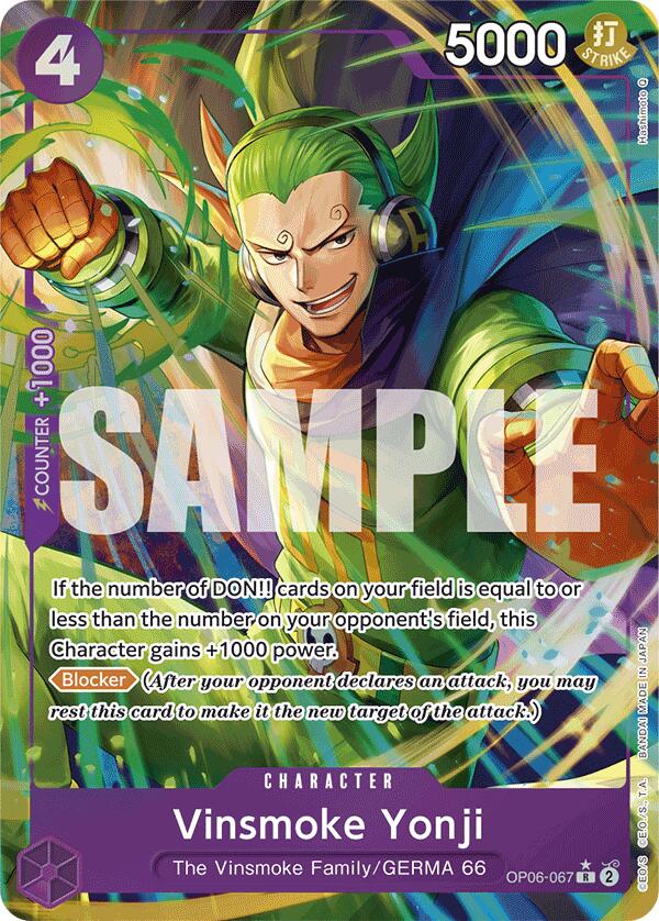 Vinsmoke Yonji (OP06-067) (Alternate Art) [Premium Booster -The Best-] | Total Play