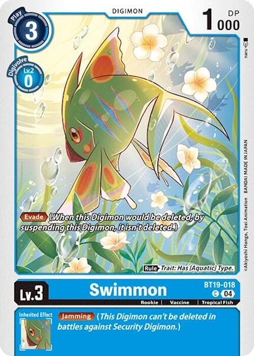 Swimmon [BT19-018] [Release Special Booster 2.0] | Total Play