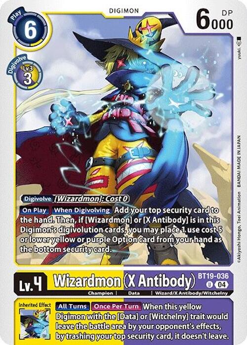 Wizardmon [BT19-036] (X Antibody) [Release Special Booster 2.0] | Total Play