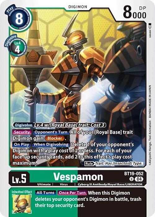 Vespamon [BT19-052] [Release Special Booster 2.0] | Total Play