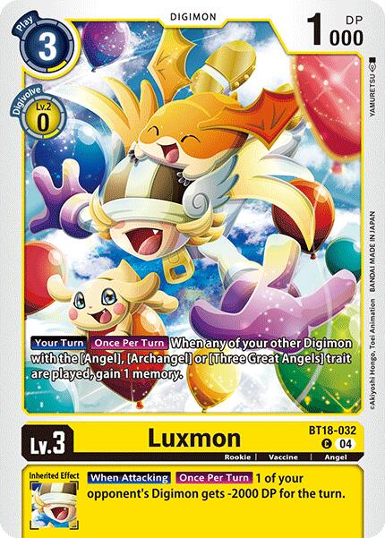 Luxmon [BT18-032] [Release Special Booster 2.0] | Total Play