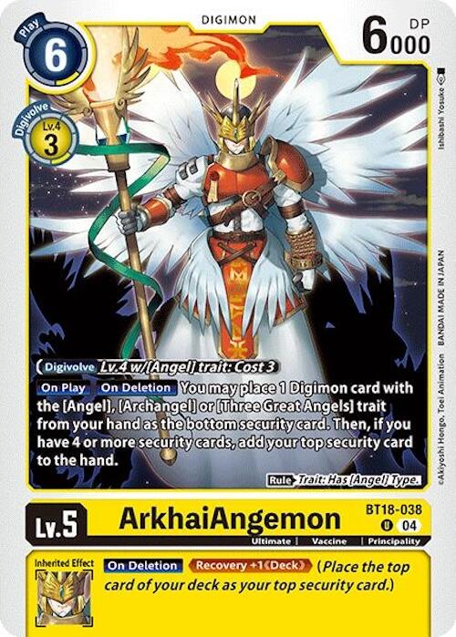 ArkhaiAngemon [BT18-038] [Release Special Booster 2.0] | Total Play