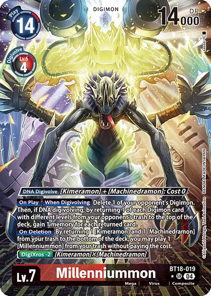 Millenniummon [BT18-019] (Alternate Art) [Release Special Booster 2.0] | Total Play