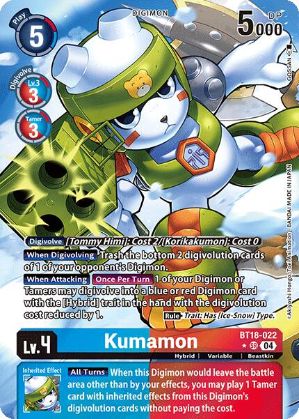 Kumamon [BT18-022] (Alternate Art) [Release Special Booster 2.0] | Total Play