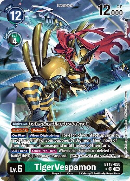 TigerVespamon [BT18-056] (Alternate Art) [Release Special Booster 2.0] | Total Play