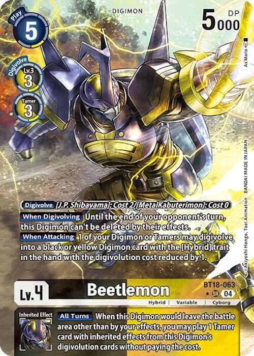 Beetlemon [BT18-063] (Alternate Art) [Release Special Booster 2.0] | Total Play