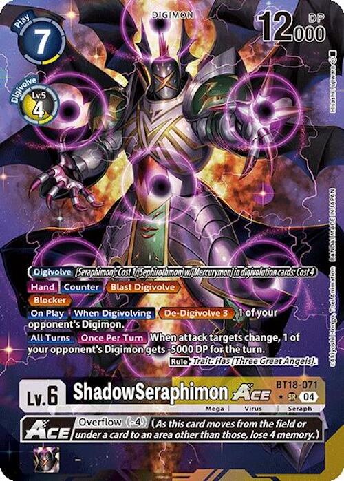 ShadowSeraphimon ACE [BT18-071] (Alternate Art) [Release Special Booster 2.0] | Total Play