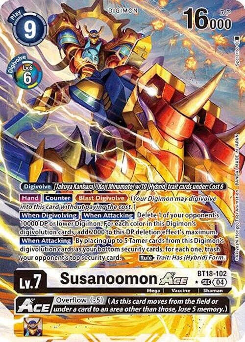 Susanoomon ACE [BT18-102] (Alternate Art) [Release Special Booster 2.0] | Total Play