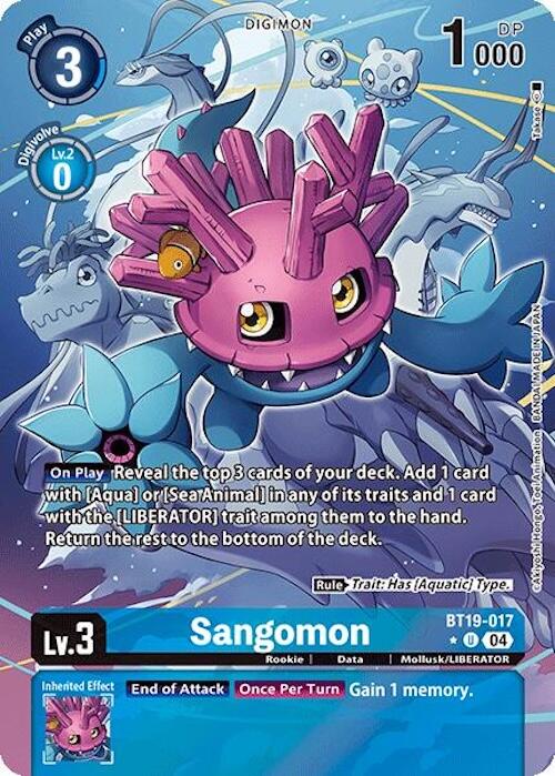 Sangomon [BT19-017] (Alternate Art) [Release Special Booster 2.0] | Total Play