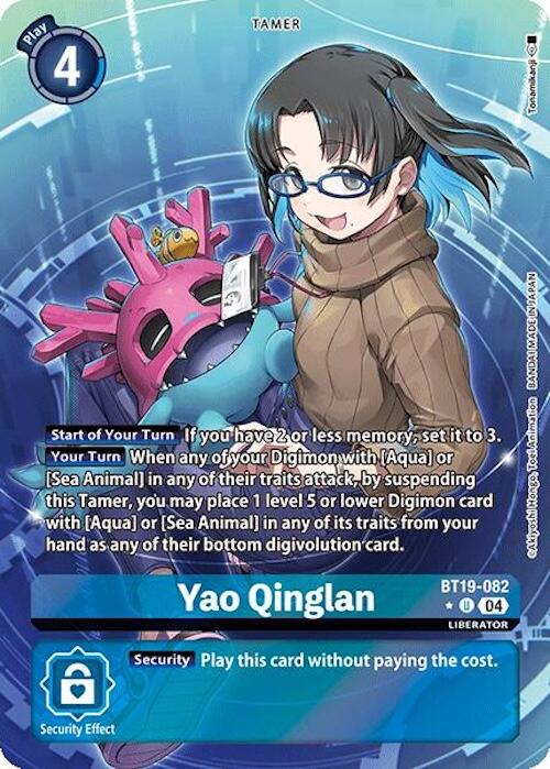 Yao Qinglan [BT19-082] (Alternate Art) [Release Special Booster 2.0] | Total Play