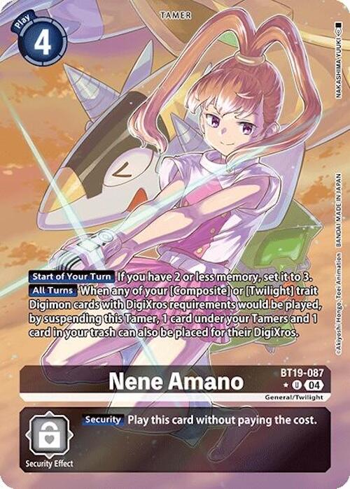 Nene Amano [BT19-087] (Alternate Art) [Release Special Booster 2.0] | Total Play