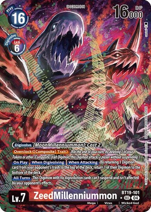 ZeedMillenniummon [BT19-101] (Alternate Art) [Release Special Booster 2.0] | Total Play