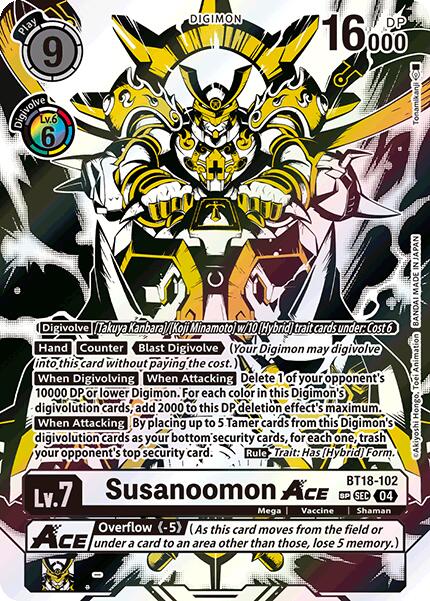 Susanoomon ACE [BT18-102] (Textured) [Release Special Booster 2.0] | Total Play