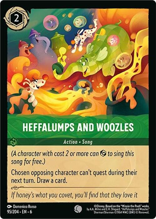 Heffalumps and Woozles (95/204) [Azurite Sea] | Total Play