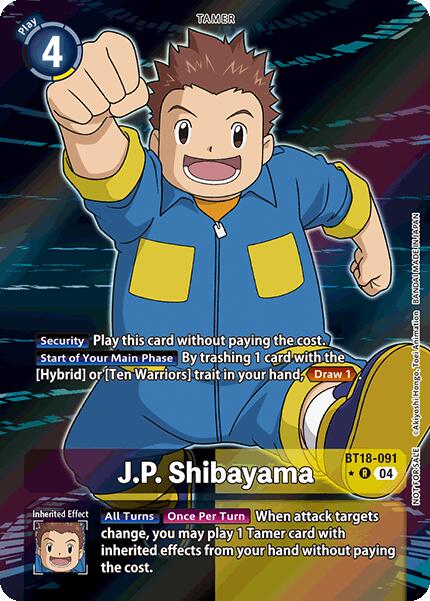 J.P. Shibayama [BT18-091] (Release Special Booster 2.0: Box Promotion Pack) [Release Special Booster 2.0] | Total Play