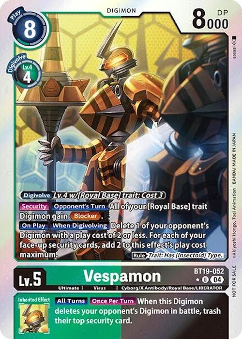 Vespamon [BT19-052] (Release Special Booster 2.0: Box Promotion Pack) [Release Special Booster 2.0] | Total Play