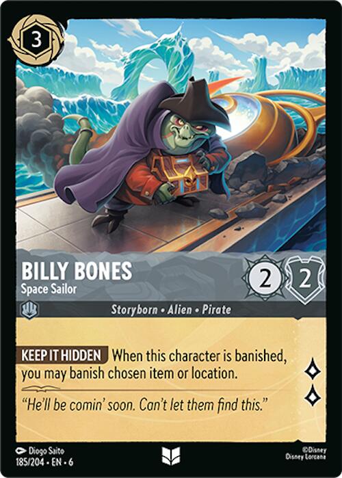 Billy Bones - Space Sailor (185/204) [Azurite Sea] | Total Play