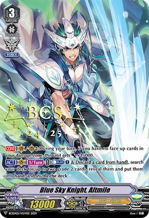 Blue Sky Knight, Altmile (BCS2425/VGV03) [Bushiroad Event Cards] | Total Play