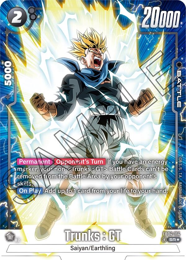 Trunks : GT-(FB04-114) (Alternate Art) [Ultra Limit] | Total Play