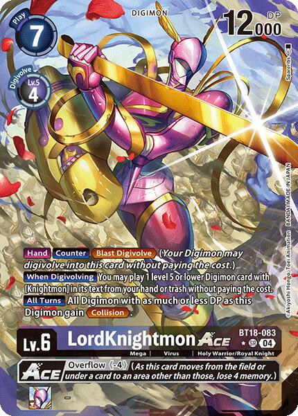 LordKnightmon ACE [BT18-083] (Alternate Art) [Release Special Booster Ver.2.0] | Total Play