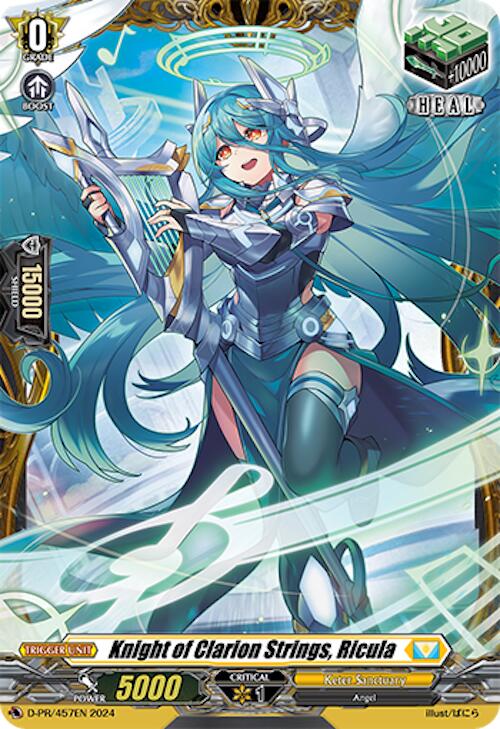 Knight of Clarion Strings, Ricula (D-PR/457EN) [D Promo Cards] | Total Play