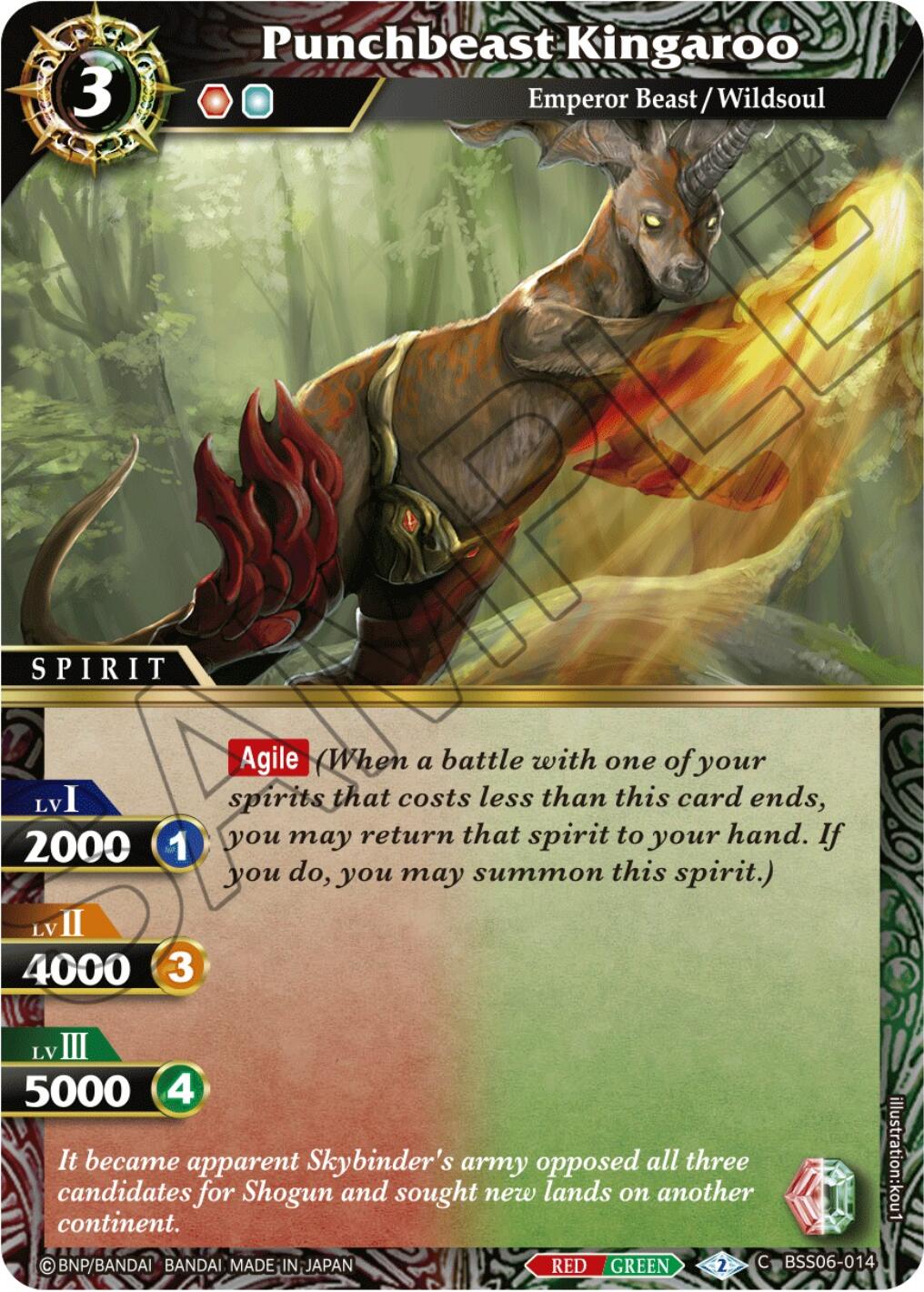 Punchbeast Kingaroo (BSS06-014) [Generational Link] | Total Play