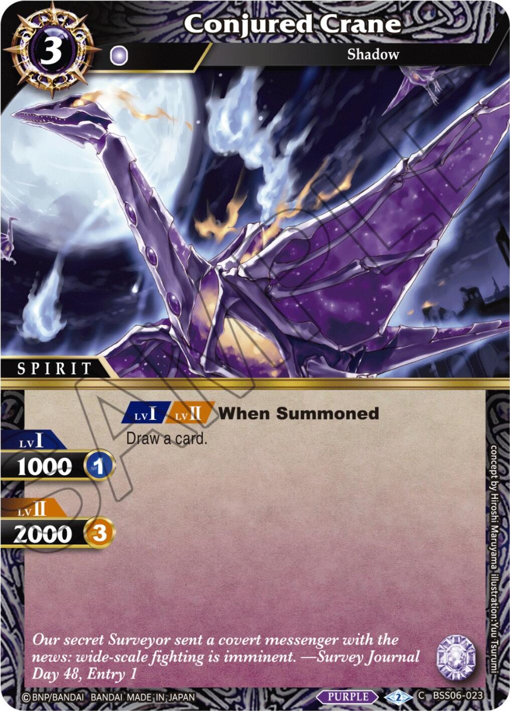 Conjured Crane (BSS06-023) [Generational Link] | Total Play