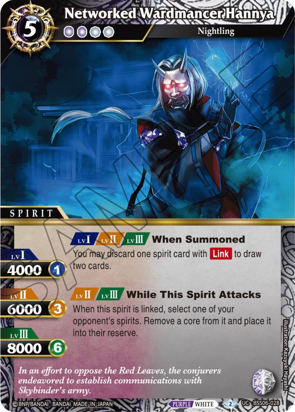 Networked Wardmancer Hannya (BSS06-028) [Generational Link] | Total Play