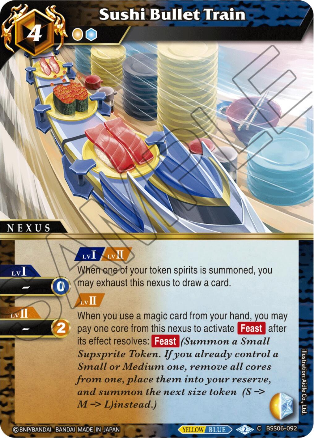 Sushi Bullet Train (BSS06-092) [Generational Link] | Total Play