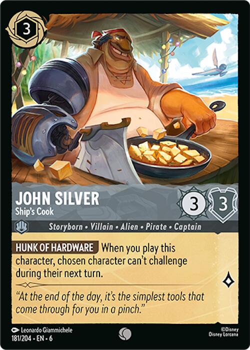 John Silver - Ship's Cook (181/204) [Azurite Sea] | Total Play
