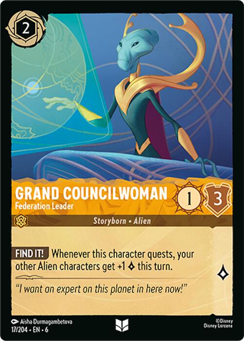 Grand Councilwoman - Federation Leader (17/204) [Azurite Sea] | Total Play
