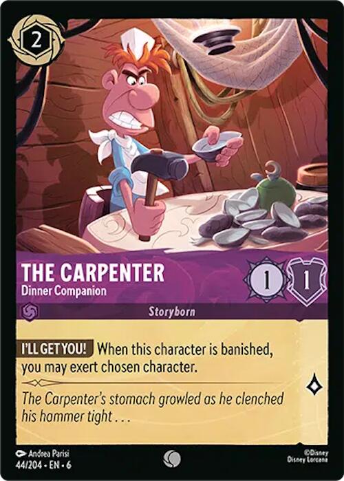 The Carpenter - Dinner Companion (44/204) [Azurite Sea] | Total Play