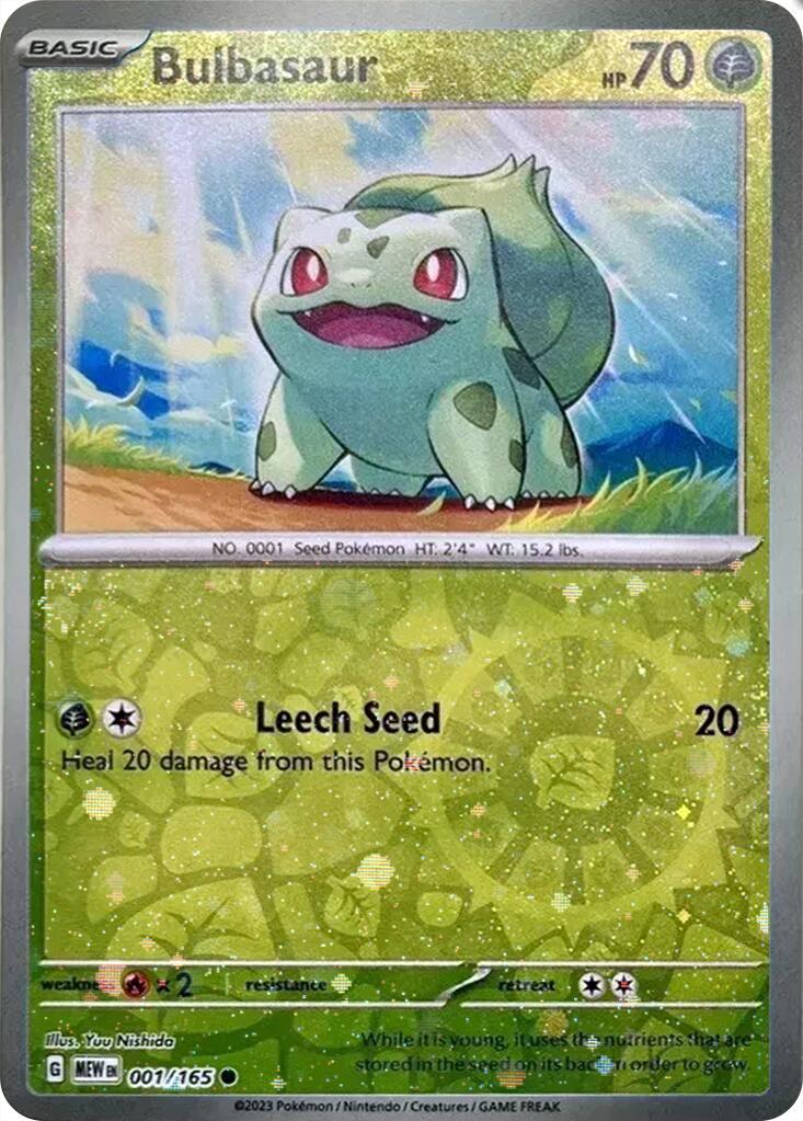 Bulbasaur (001/165) (Cosmos Holo) (Costco Exclusive) [Miscellaneous Cards] | Total Play