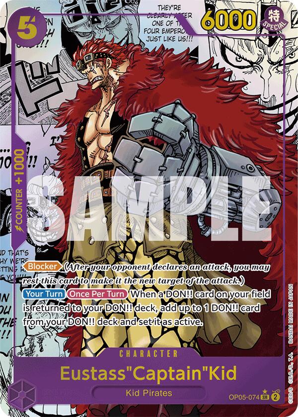 Eustass"Captain"Kid (OP05-074) (Manga) [Premium Booster -The Best-] | Total Play