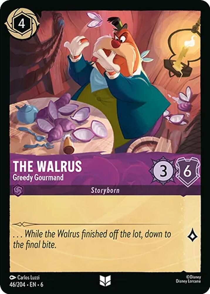 The Walrus - Greedy Gourmand (46/204) [Azurite Sea] | Total Play