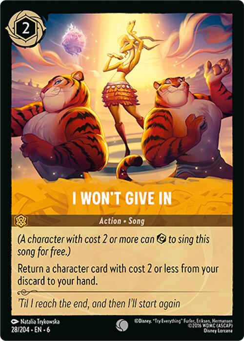 I Won't Give In (28/204) [Azurite Sea] | Total Play